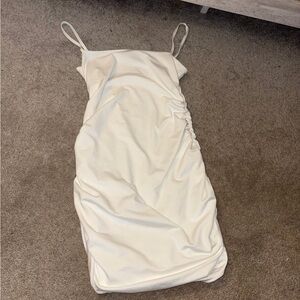 Elegant Cream Slip Dress